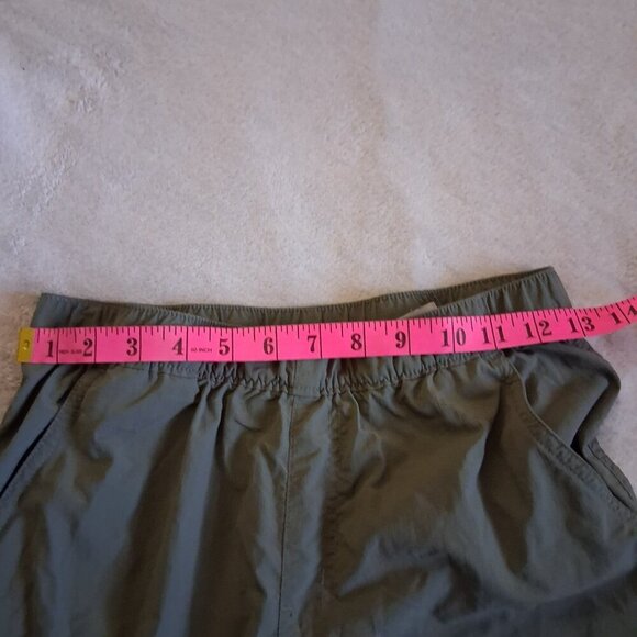 Columbia Boy's Youth Size L (14/16) Olive Green Omni-Shade Hiking Nylon Pants - Picture 11 of 13